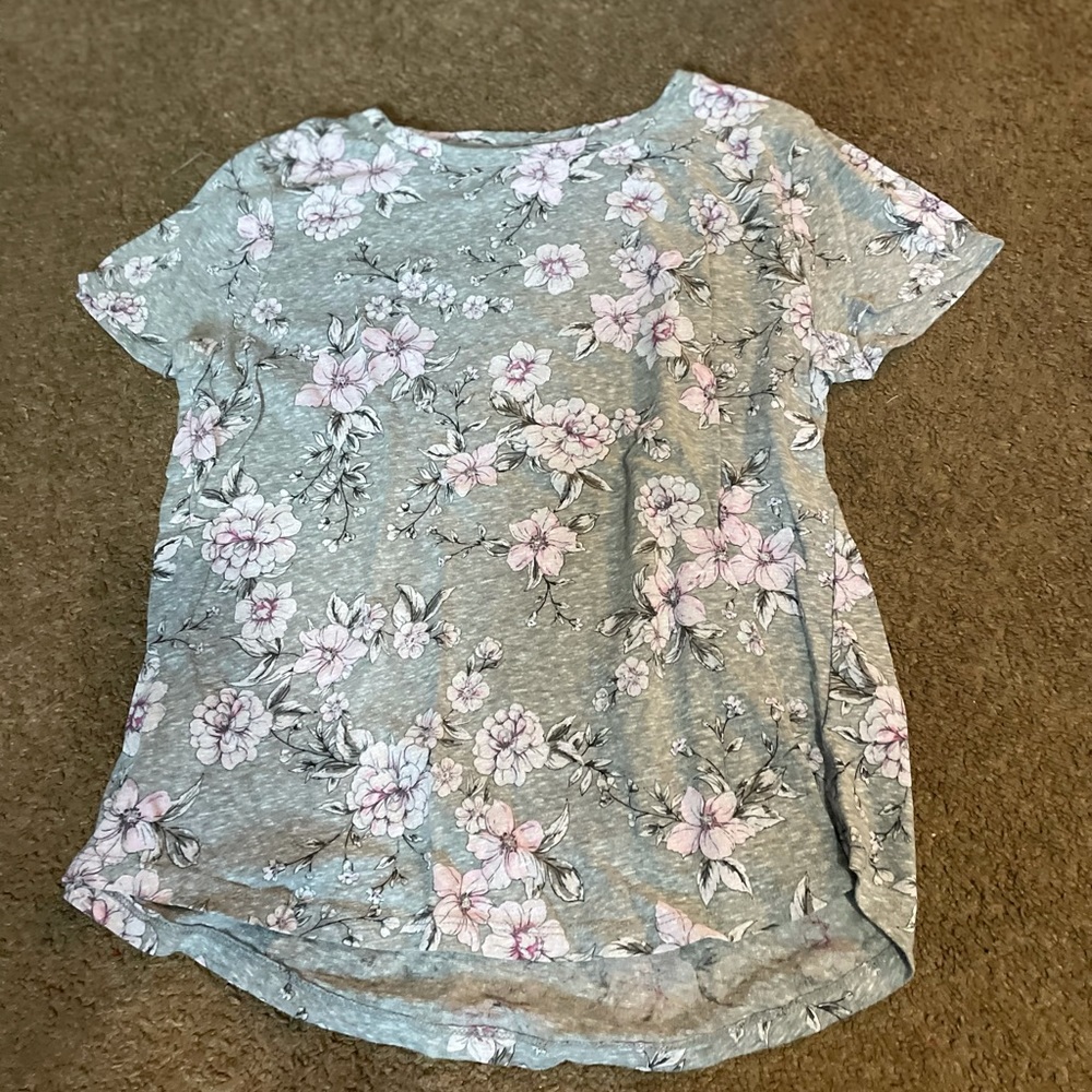 Pretty pink flower shirt